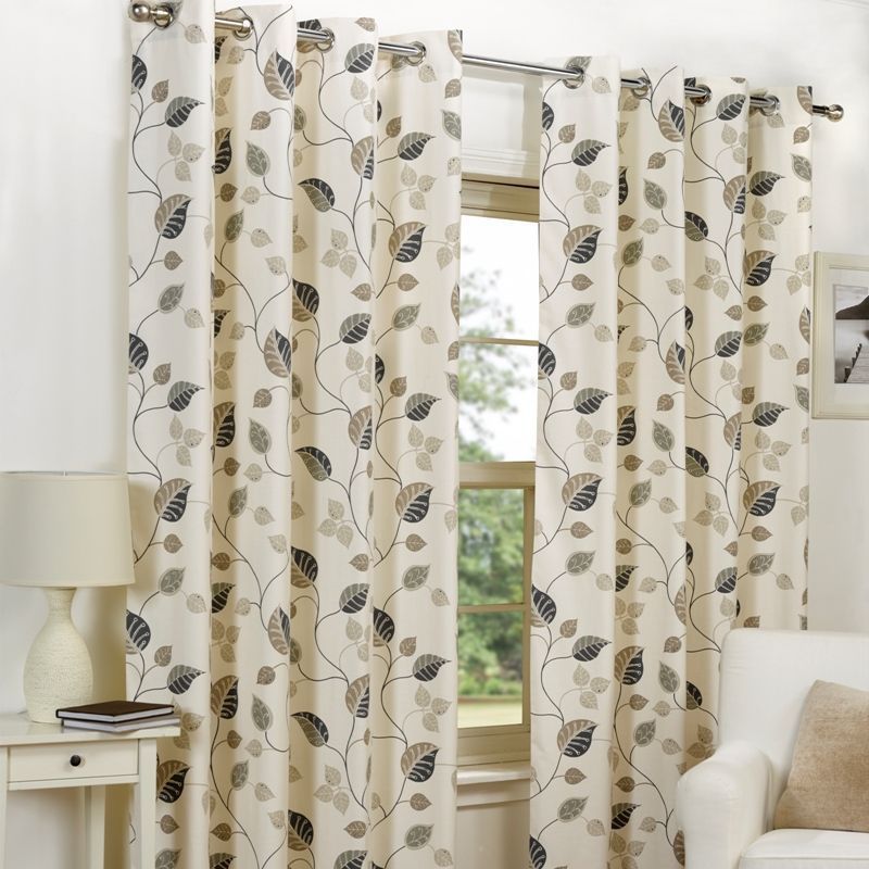 April Curtains (45" Width x 54" Drop) - Taupe